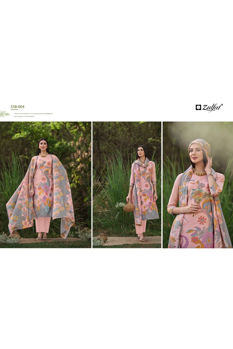 Zulfat Hakoba Vol-2 Designer Cotton Printed Dress Material Wholesalers