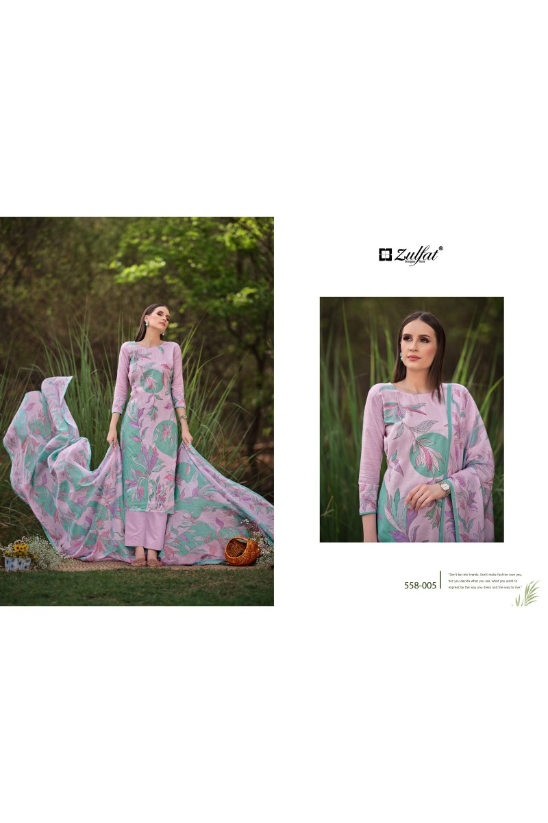 Zulfat Hakoba Vol-2 Designer Cotton Printed Dress Material Wholesalers