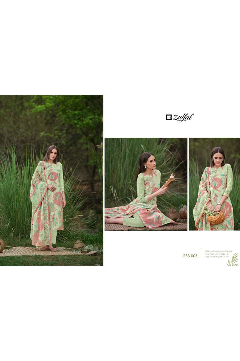 Zulfat Hakoba Vol-2 Designer Cotton Printed Dress Material Wholesalers