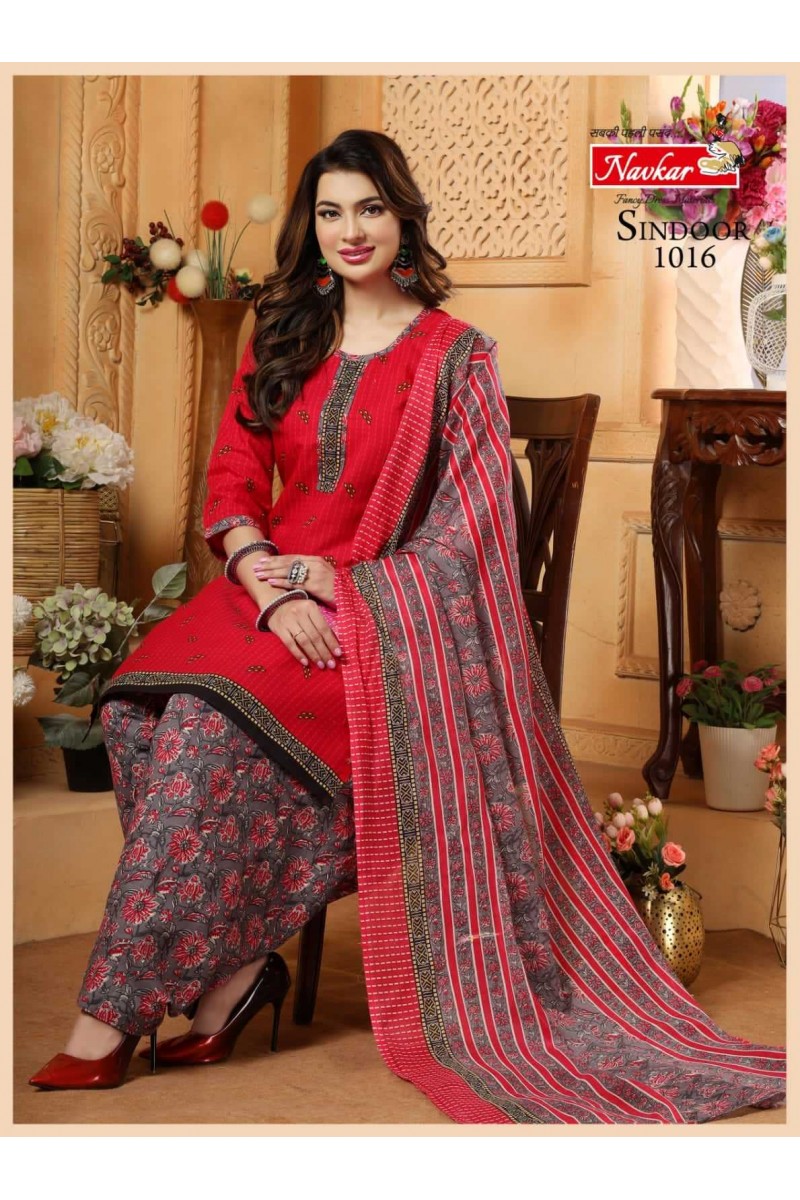 Navkar Sindoor Vol-20 Cotton Panjabi Style Patiyala Dress Readymade Designs