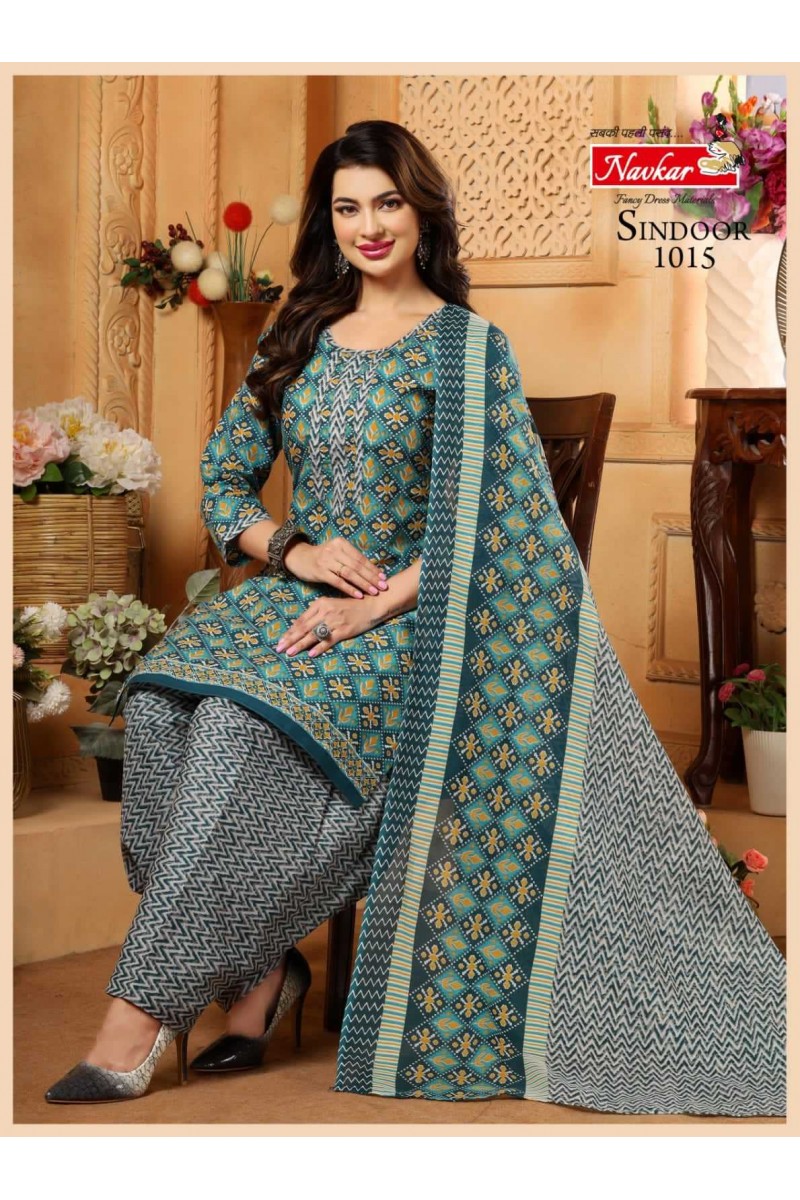 Navkar Sindoor Vol-20 Cotton Panjabi Style Patiyala Dress Readymade Designs