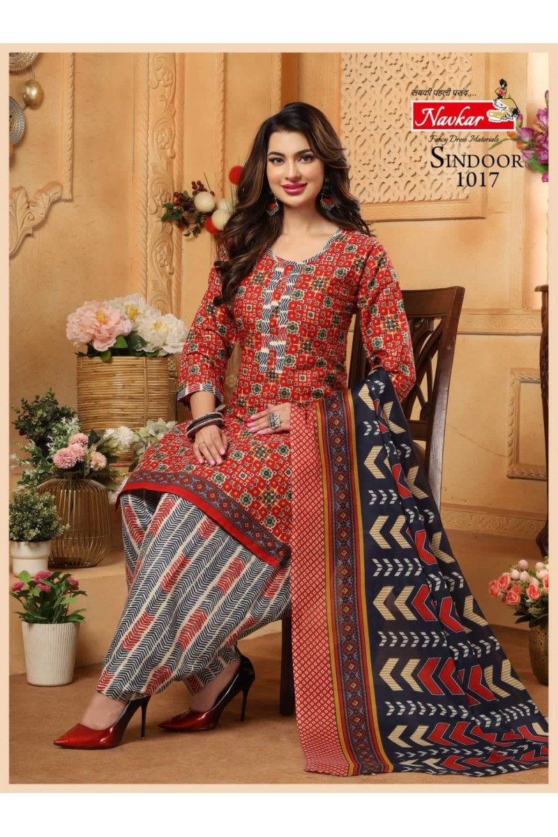 Navkar Sindoor Vol-20 Cotton Panjabi Style Patiyala Dress Readymade Designs