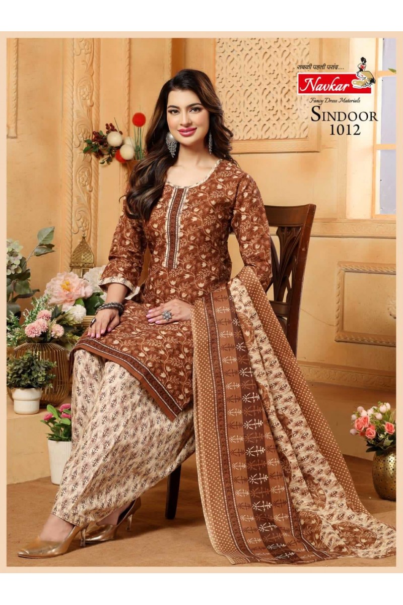 Navkar Sindoor Vol-20 Cotton Panjabi Style Patiyala Dress Readymade Designs