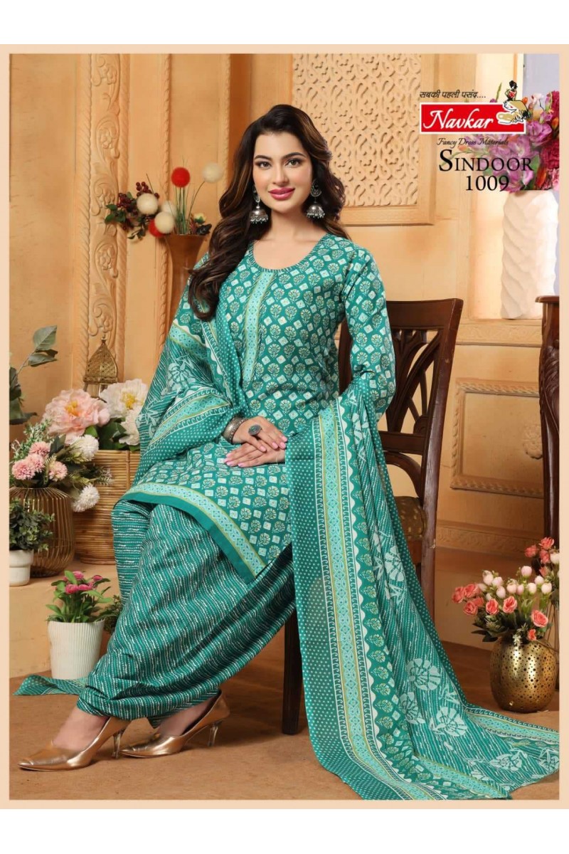 Navkar Sindoor Vol-20 Cotton Panjabi Style Patiyala Dress Readymade Designs