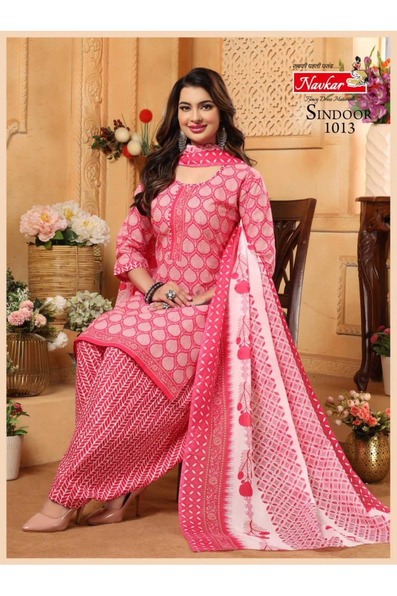 Navkar Sindoor Vol-20 Cotton Panjabi Style Patiyala Dress Readymade Designs