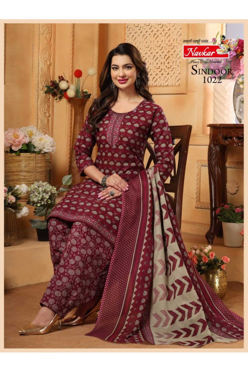 Navkar Sindoor Vol-20 Cotton Panjabi Style Patiyala Dress Readymade Designs