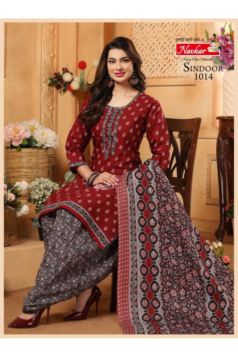 Navkar Sindoor Vol-20 Cotton Panjabi Style Patiyala Dress Readymade Designs