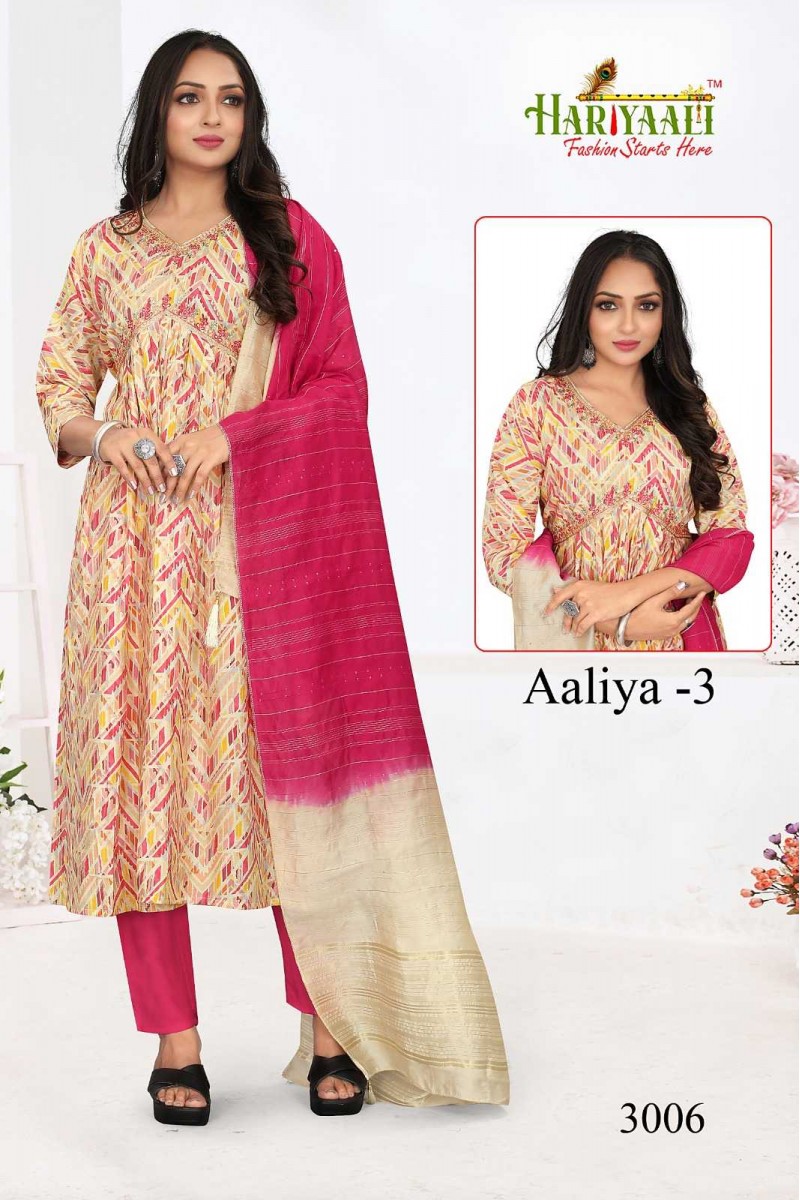 Hariyali Aaliya Vol-3-3006 Anarkali Style Size Set Kurtis Set Collection