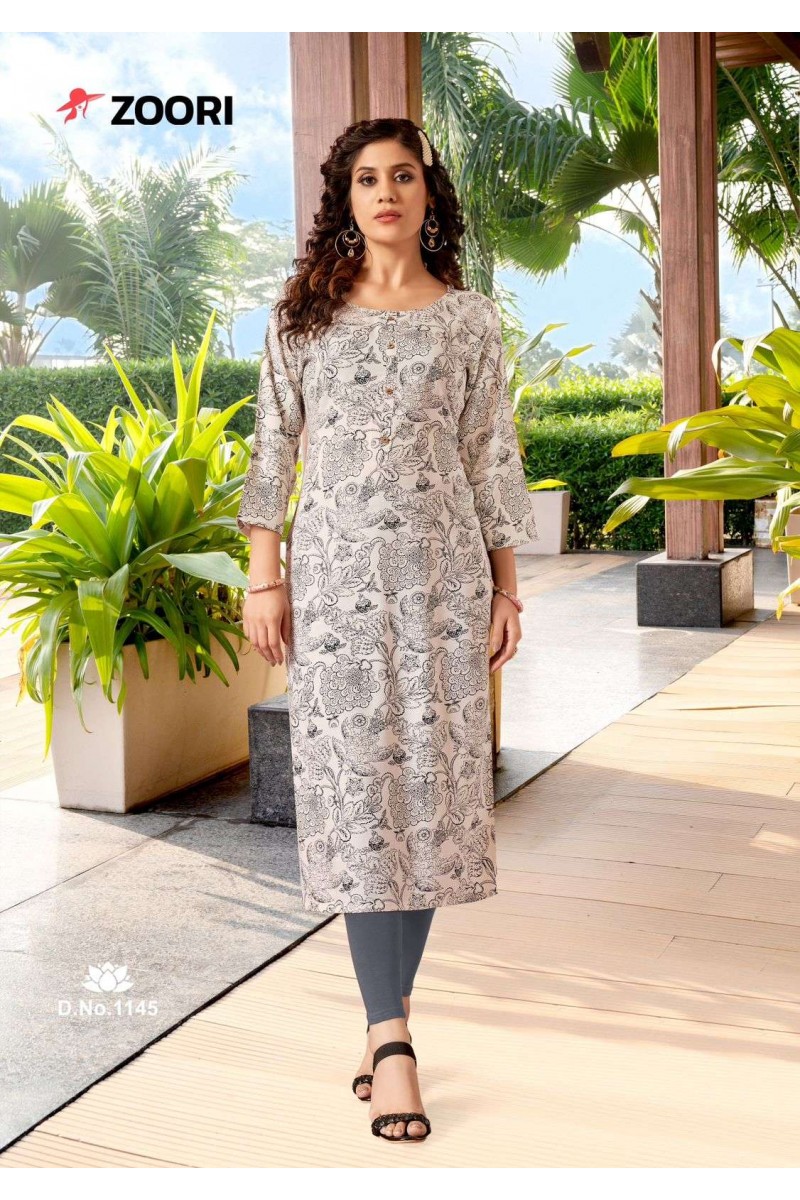 Zoori Akshara Vol-24 Designer Fancy Trendy Kurti With Pant At Wholesale