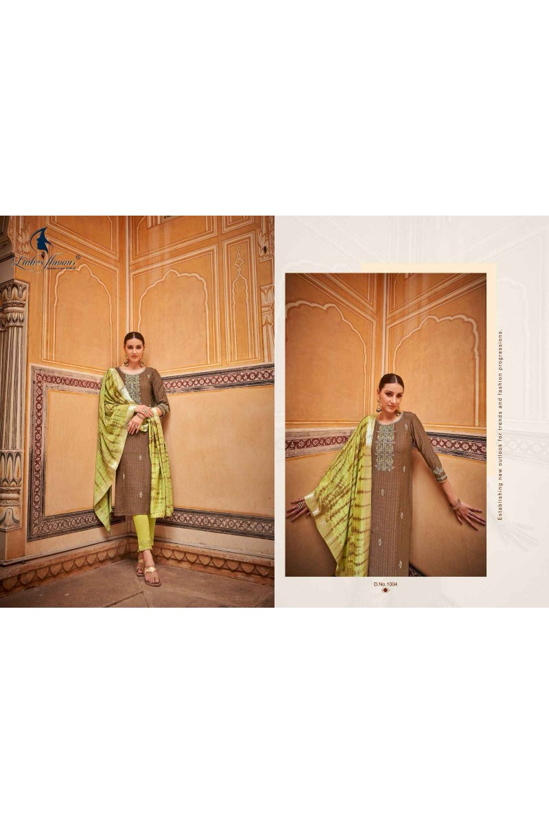 Ladies Flavour Anupama Festive Wear Kurti Pant With Dupatta Latest Catalogue