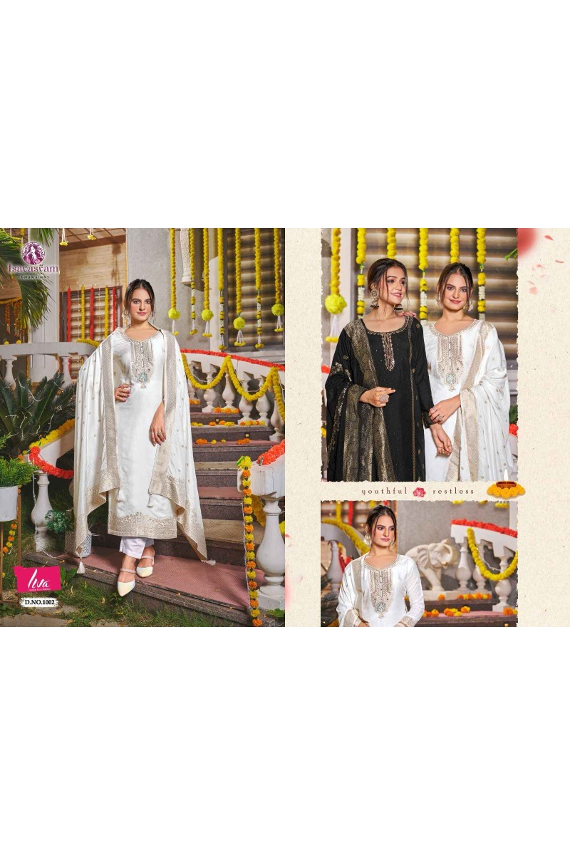 Lsavasyam Banarasi Handwork Readymade Women's Wear Latest Kurtis