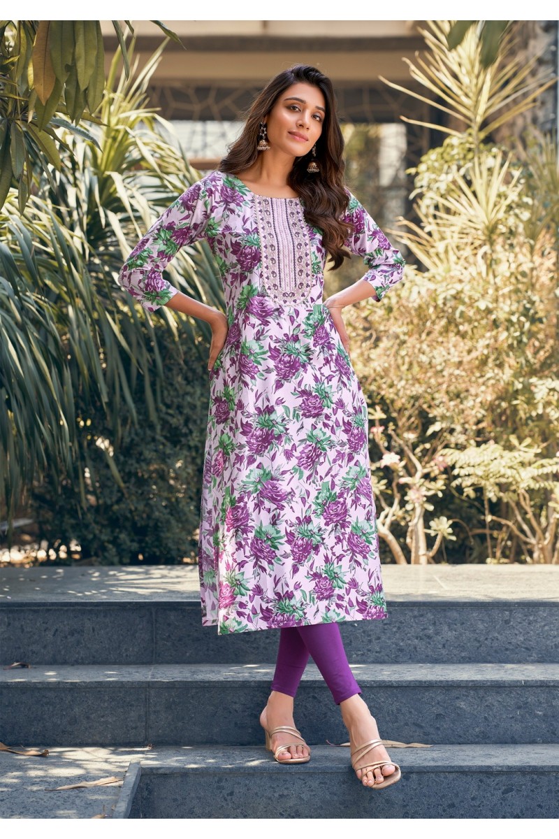 Vaniska Charming Vol-1 Daily Wear Designer Printed Only Kurtis Catalogues