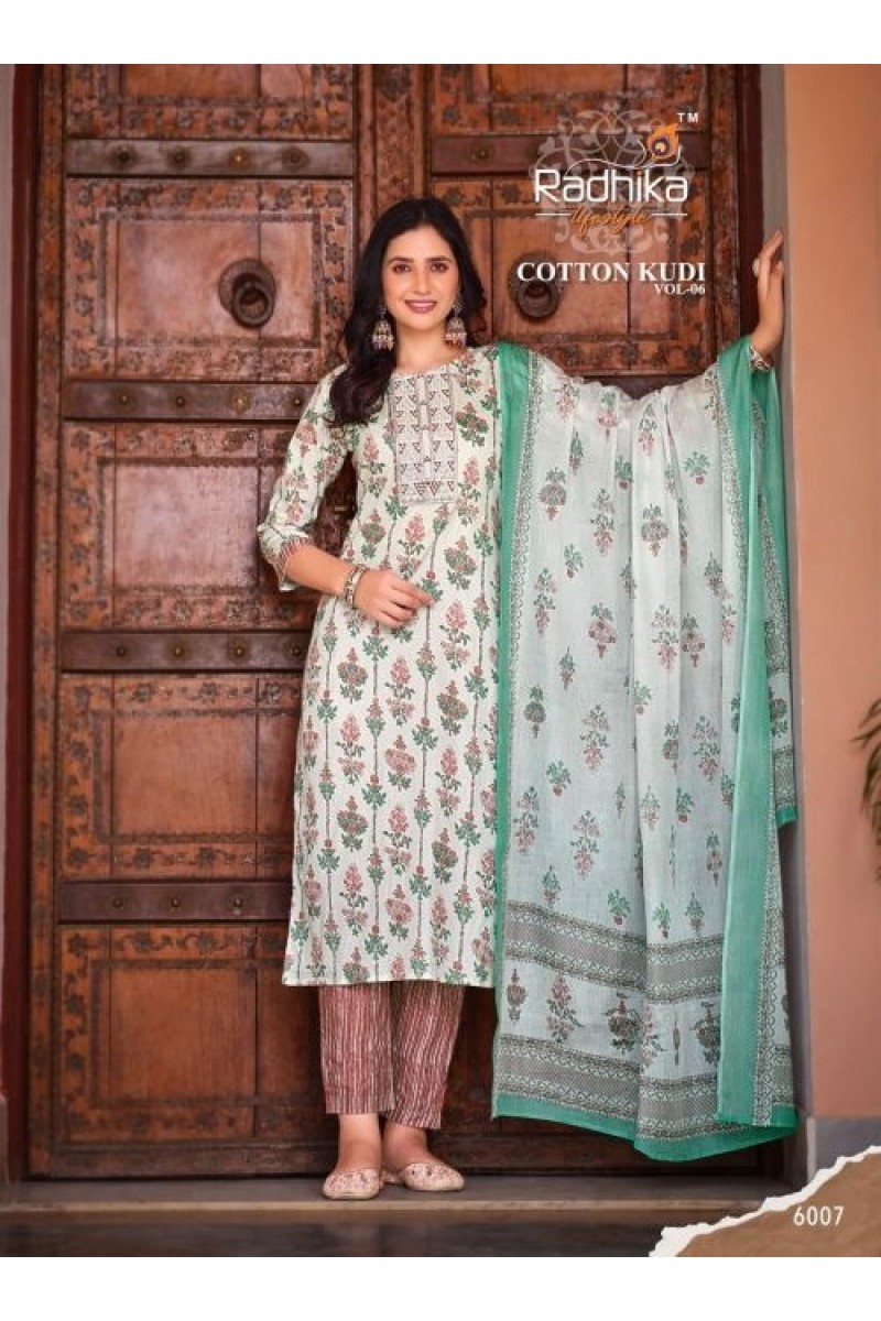 Radhika Lifestyle Cotton Candy Vol-6 Women Wear Kurtis Catalogue