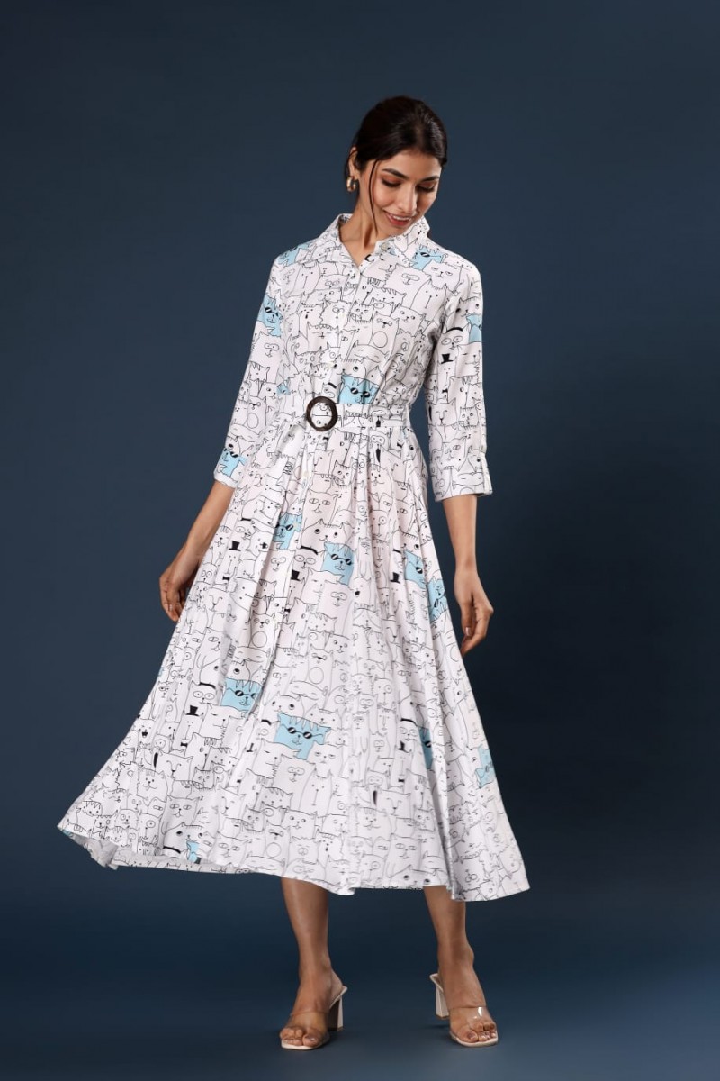 D.No-1001-3 Imported Flared Anarkali Designs Size Set Kurti Set Garment
