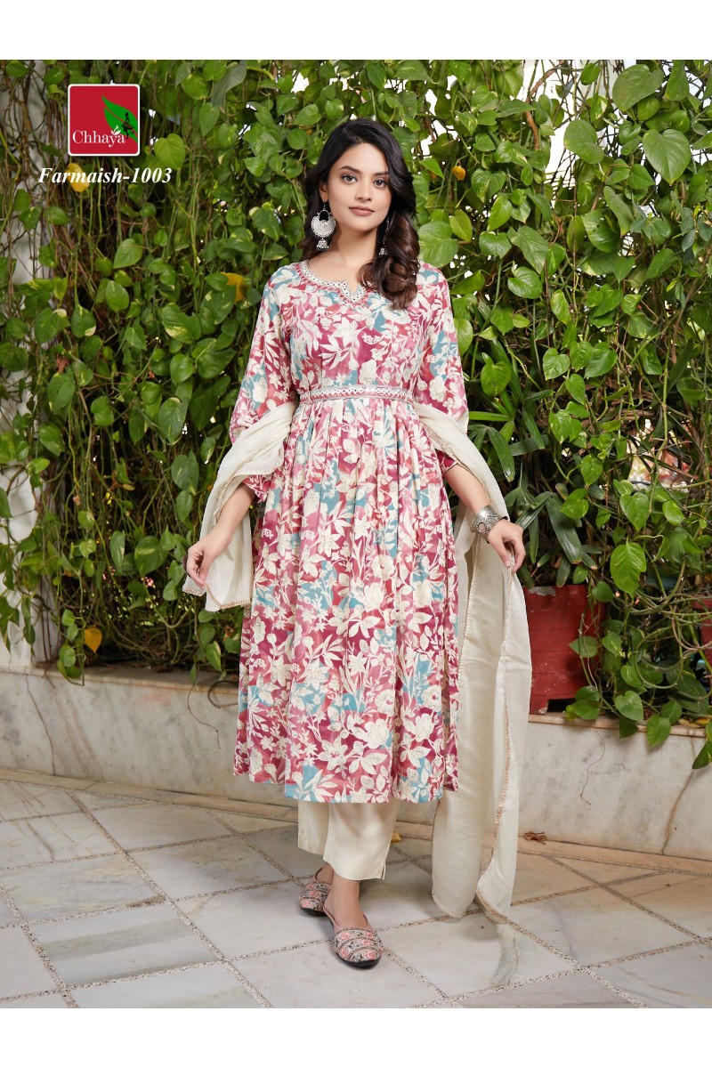 Chhaya Farmaish Ladies Wear Rayon Printed Wholesale Kurtis Manufacturer