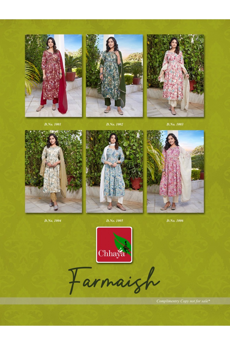 Chhaya Farmaish Ladies Wear Rayon Printed Wholesale Kurtis Manufacturer
