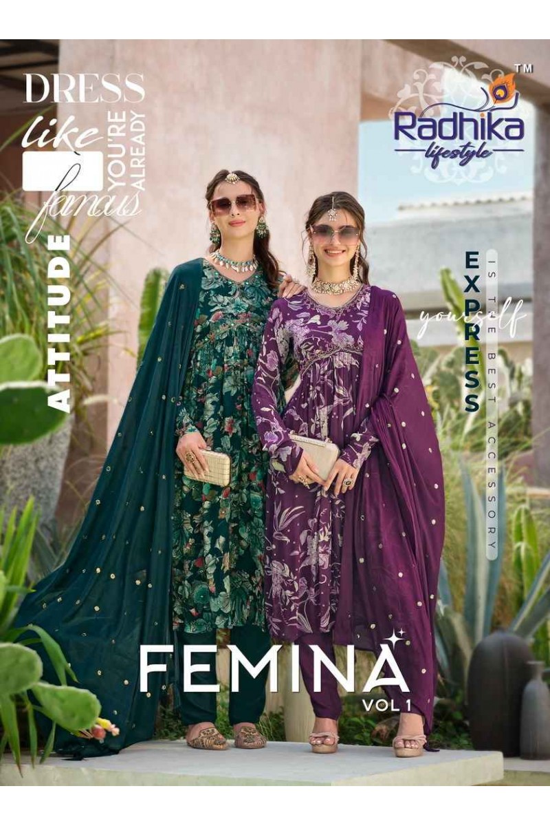 Radhika Lifestyle Femina Vol-1 Designer Casual Wear Printed Kurtis