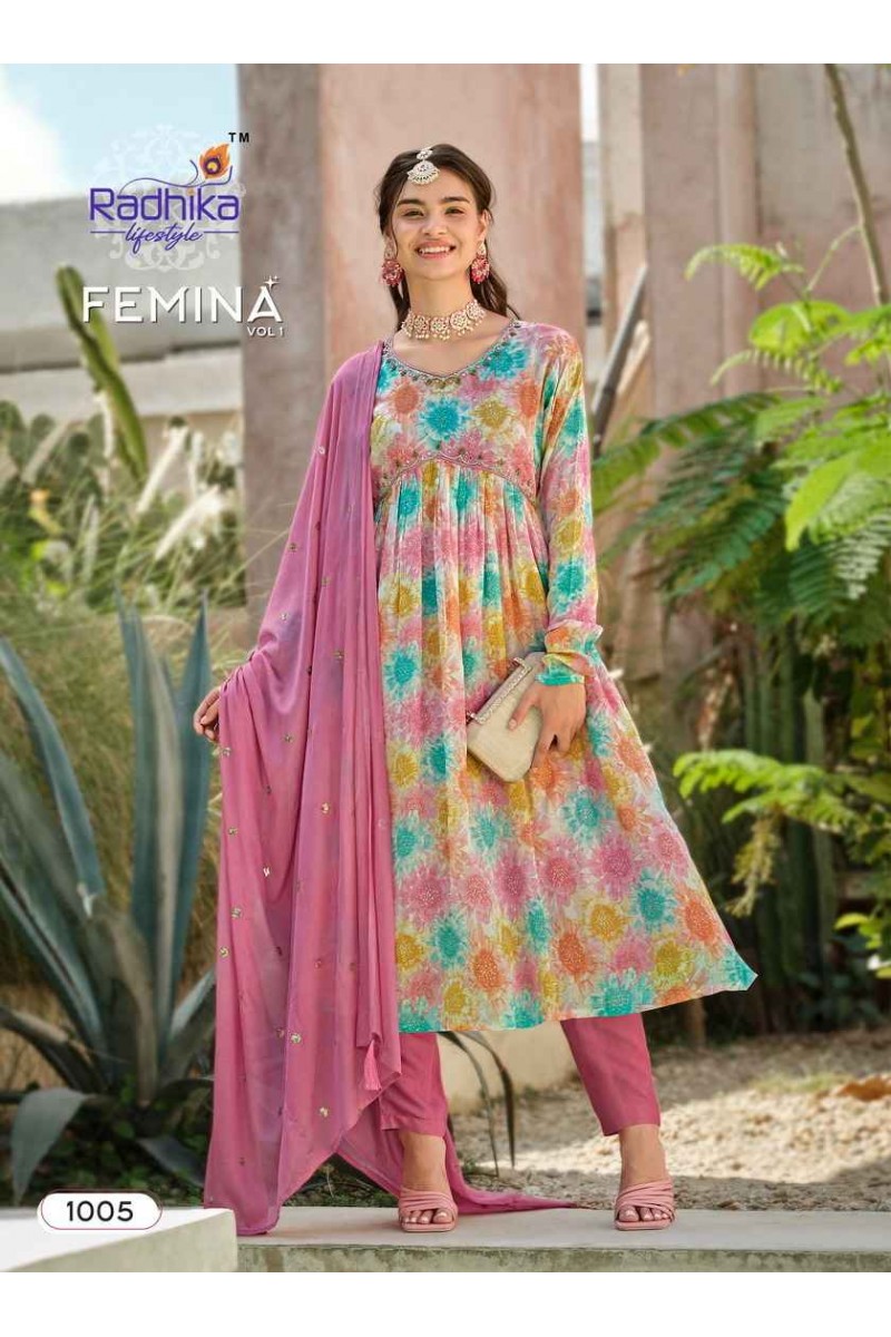 Radhika Lifestyle Femina Vol-1 Designer Casual Wear Printed Kurtis