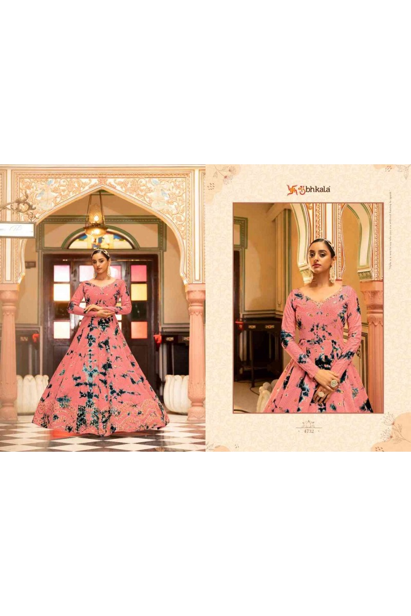 Shubhkala Flory Vol-20-4732 Designer Look Anarkali Gown Collection