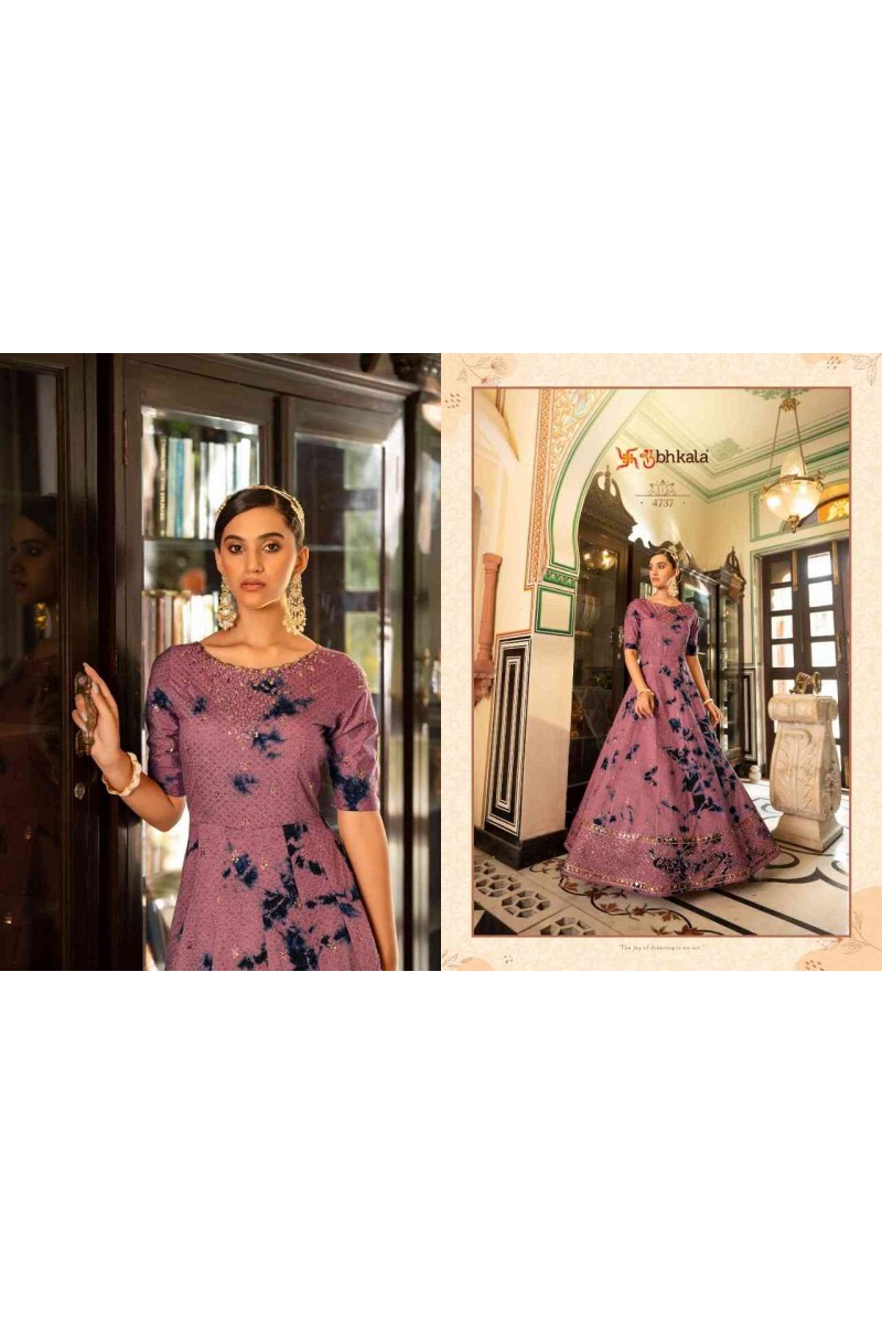 Shubhkala Flory Vol-20-4737 Designer Look Anarkali Gown Collection