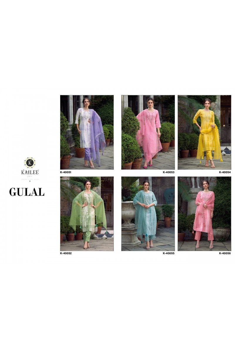 Kalee Fashion Gulal Wedding Wear Designer Kurti Catalogue Set