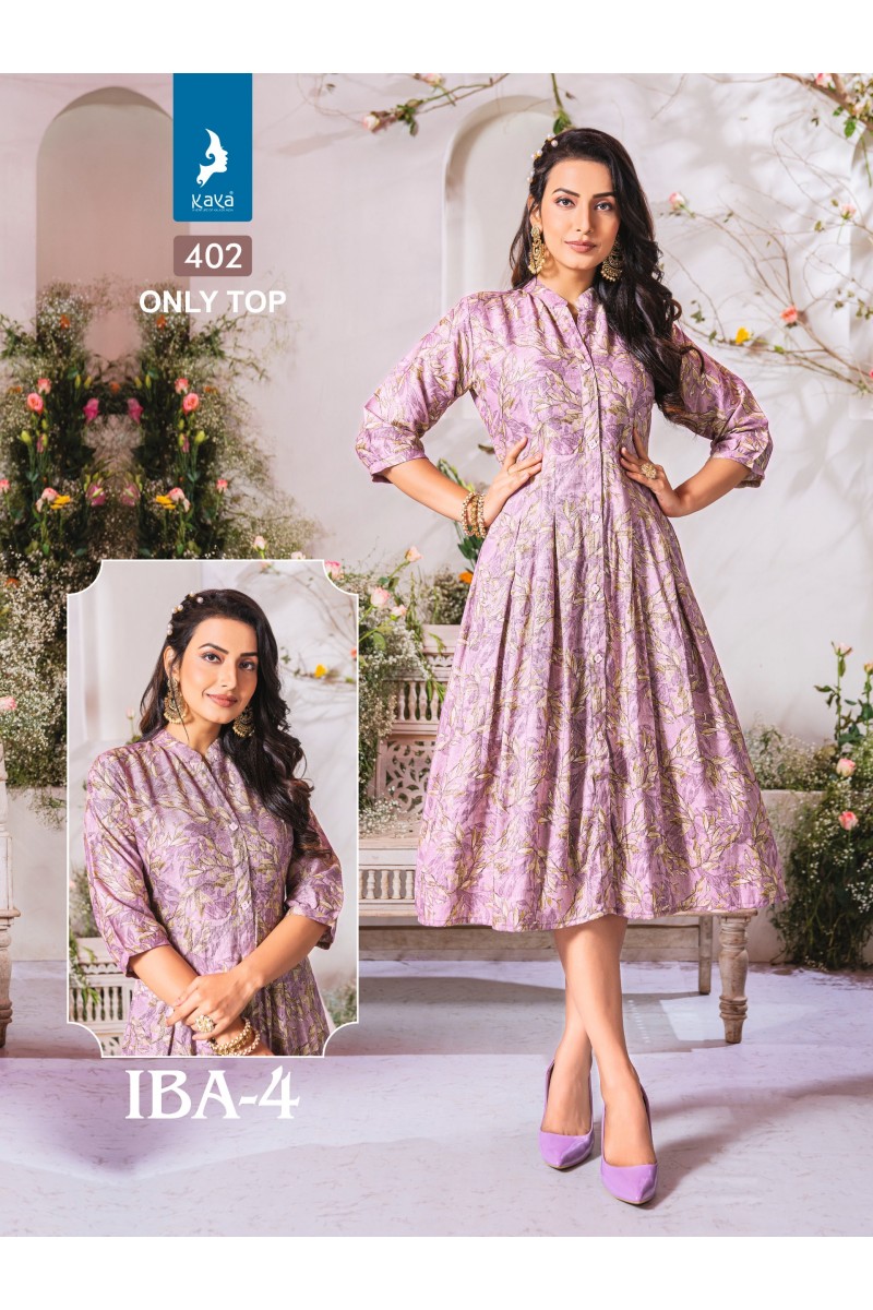 Kaya Iba Vol-4 Exclusive Wear Capsule Printed Designer Trendy Kurtis Set