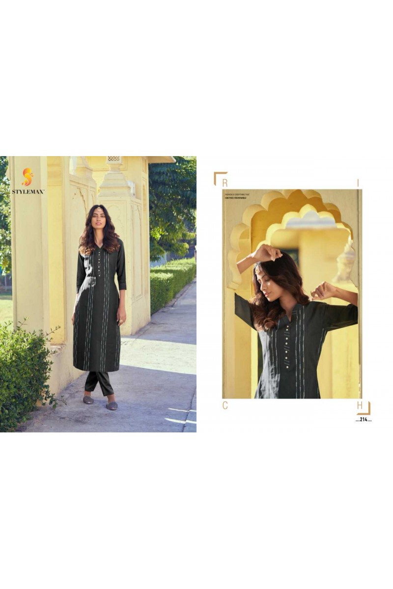 Stylemax Kaira Vol-2 Silk Full Stitched Kurtis Wholesale Catalogue Set