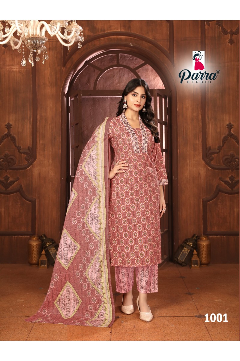 Parra Studio Kriti Readymade Chanderi Printed  New Designs Kurtis Set