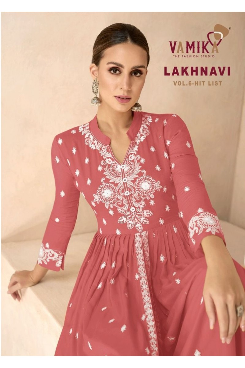 Vamika Lakhnavi Vol-6 Rayon Kurti With Bottom Dupatta For Casual Wear Collection
