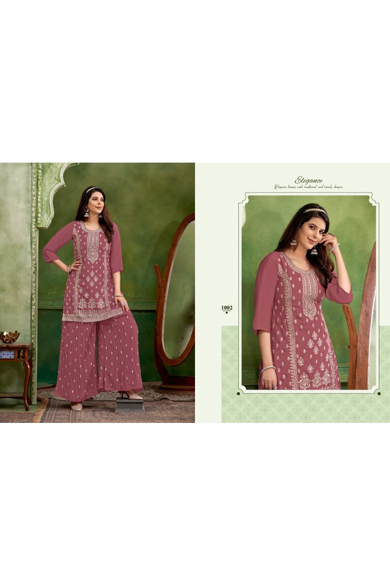 Khushi K.F Lamhay Wholesale Embroidered Readymade Kurti Catalogue