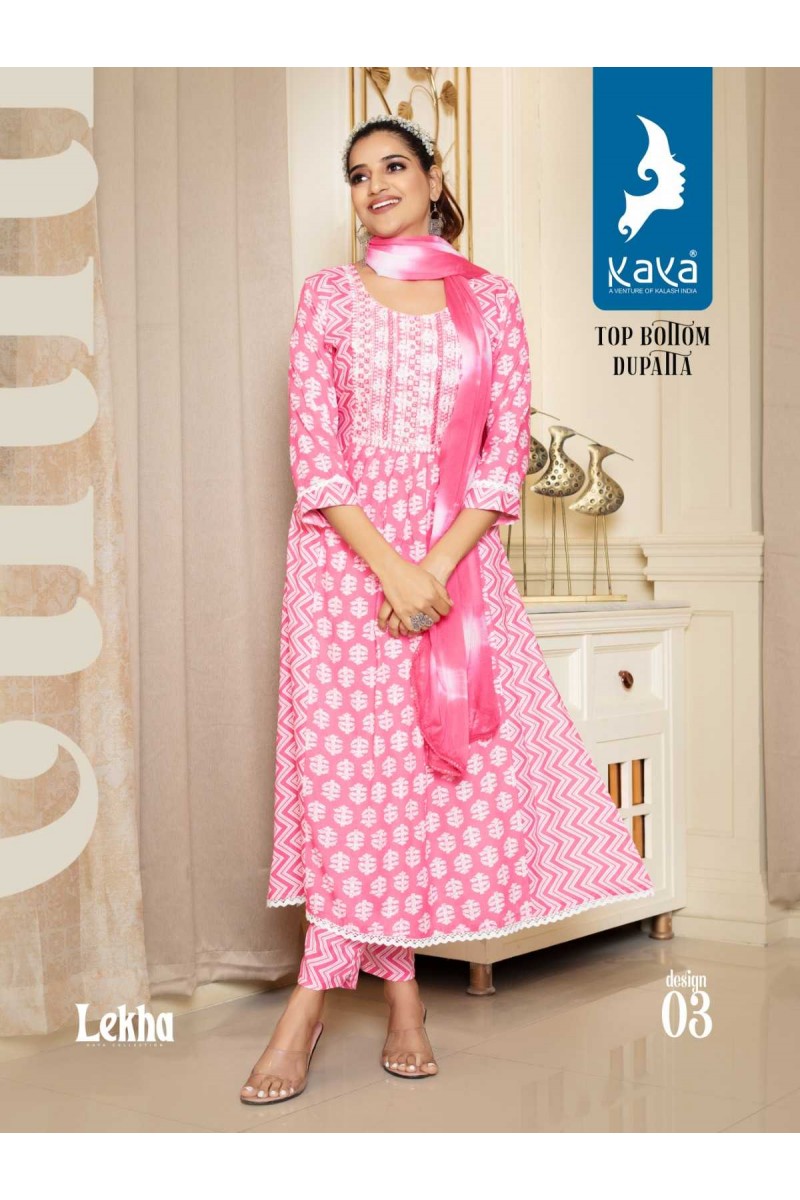 Kaya Lekha Designer Rayon Printed Kurti Catalogue Set Collection