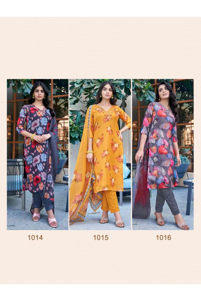 Parra Studio Megha Exclusive Designer Kurti Pant And Dupatta Catalogue