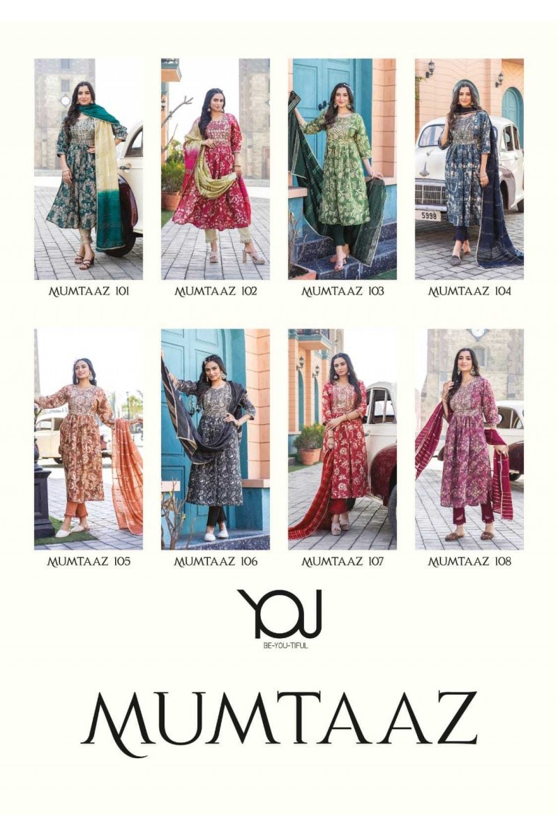 Wanna Mumtaaz Designer Chanderi Print Kurti Catalogue Set Garment