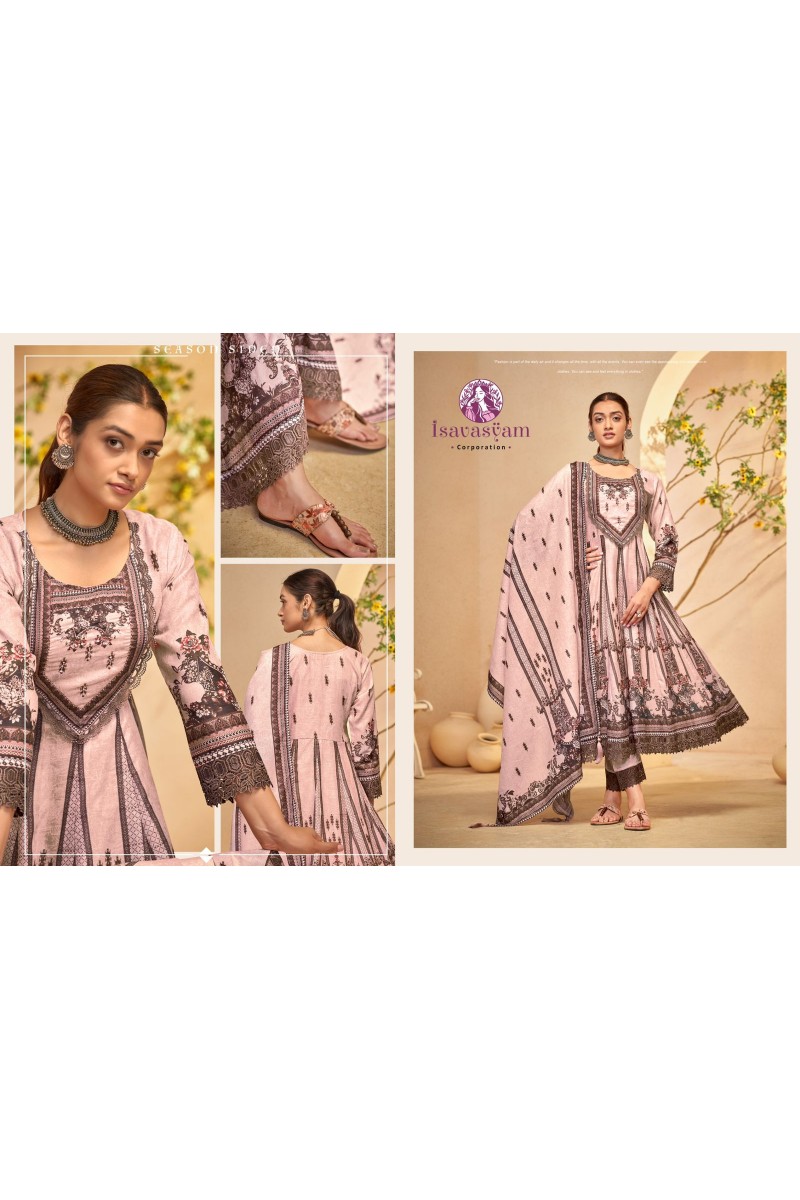 Isavasyam Nafiza Wholesale Designer Cotton Kurti Bottom With Dupatta Set