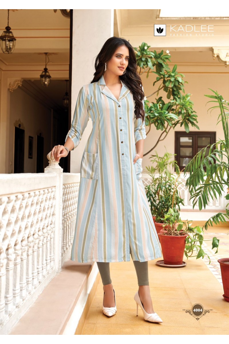 Kadlee Oraa Heavy Rayon Designer Kurtis Catalogues Collection