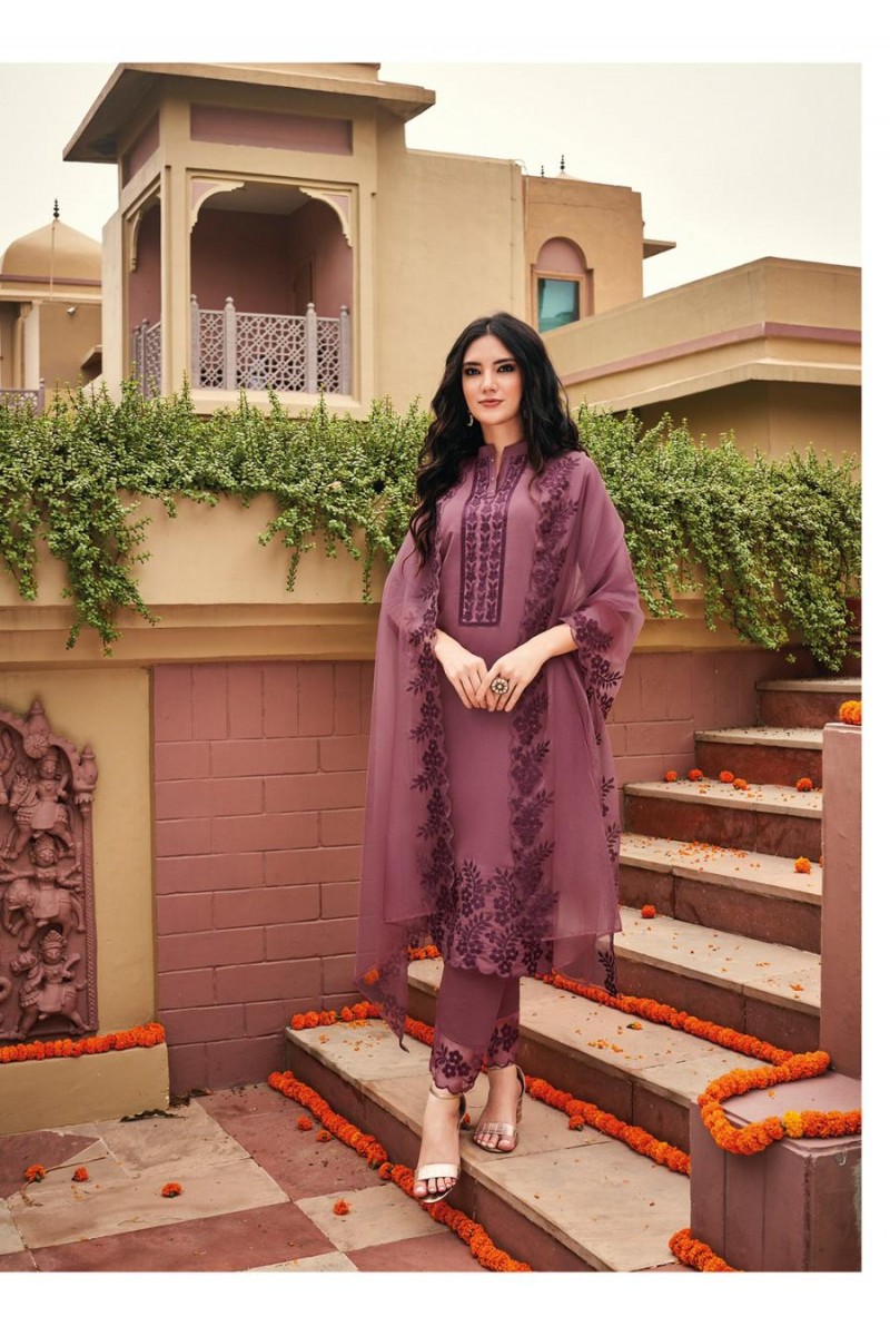 Pak Libas Designer Staright Wholesale Silk Kurti Catalogue Set