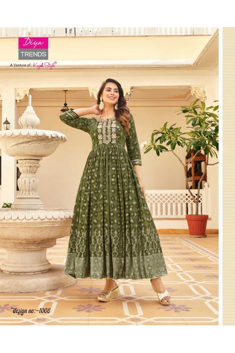 Diya Trends Poosh Vol-1 Wedding Wear Designer Gown Catalogue Set