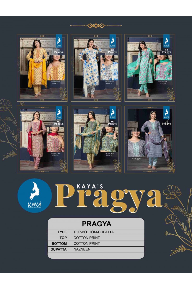 Kaya Pragya Wholesale Women's Wear Readymade Cotton Printed Kurtis
