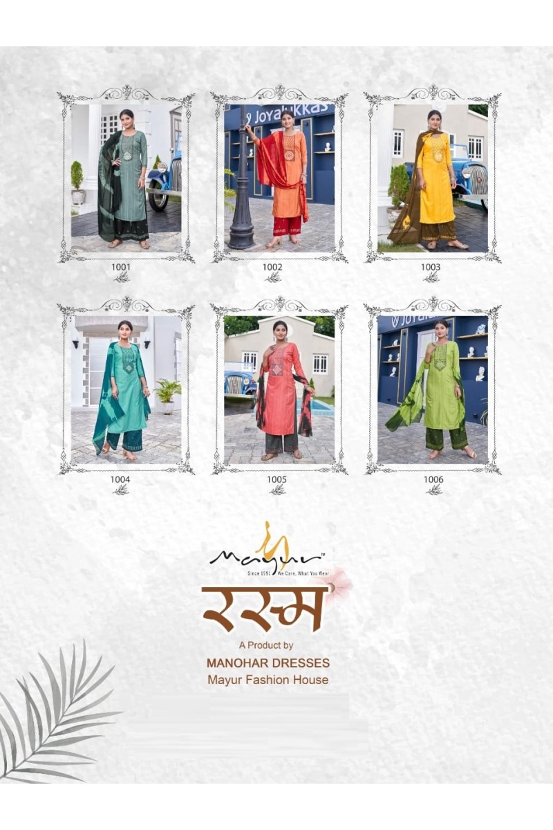 Mayur Rasam Women Designer Rayon Kurti Catalogue Set Collection