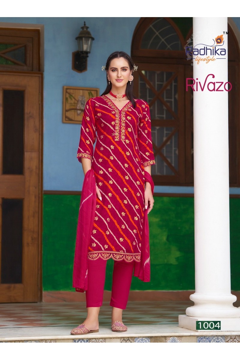 Radhika Lifestyle Rivazo Vol-1 Wholesale Rayon Printed Latest Kurti Designs