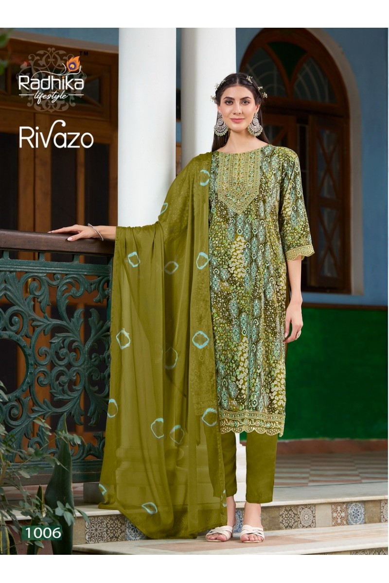 Radhika Lifestyle Rivazo Vol-1 Wholesale Rayon Printed Latest Kurti Designs