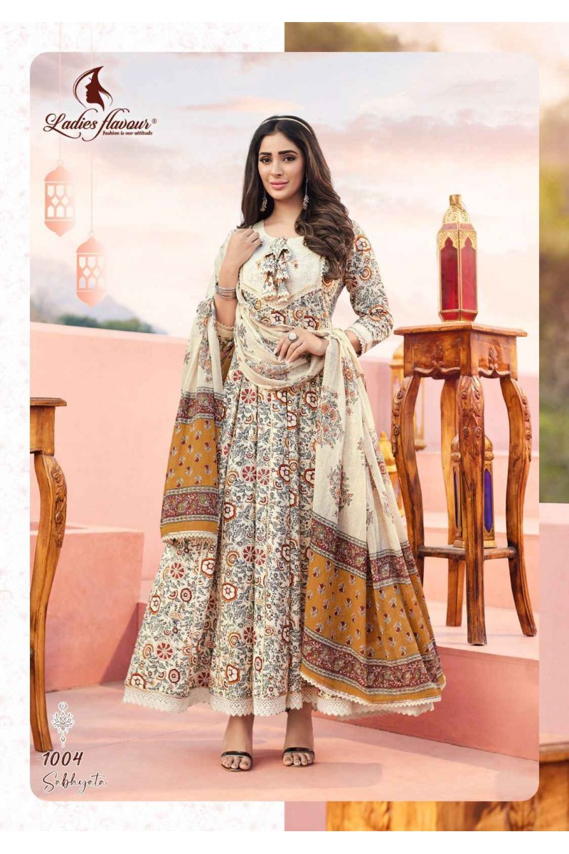 Ladies Flavour Sabhyata Designer Casual Wear New Designs Kurti