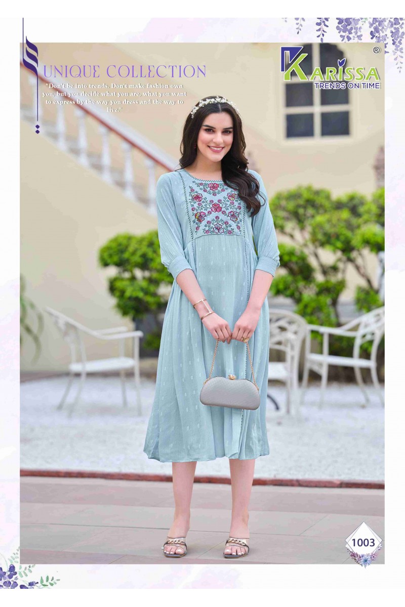 Karissa Sairaa Wholesale Readymade Designer Women's Wear Kurtis