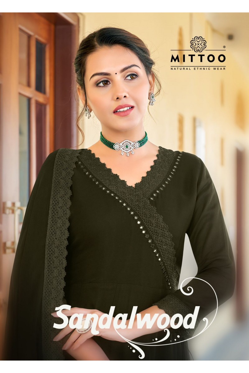 Mittoo Sandalwood Pure Georgette Ready To Wear Latest Kurti Designs