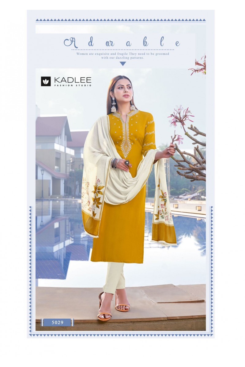 Kadlee Shanaya Vol-5 Trendy Designer Kurtis Catalogue Online Supplier Surat