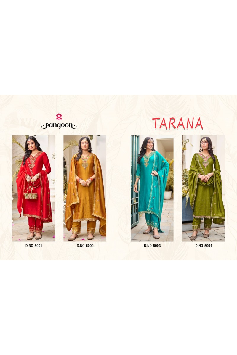 Rangoon Tarana Designer Exclusive Work Party Wear Kurtis Catalogue