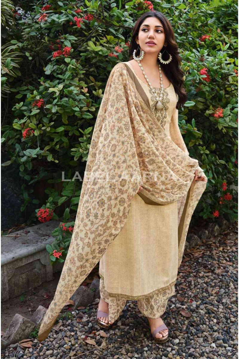 Zaara Designer Women's Wear Cotton Printed Dress Material