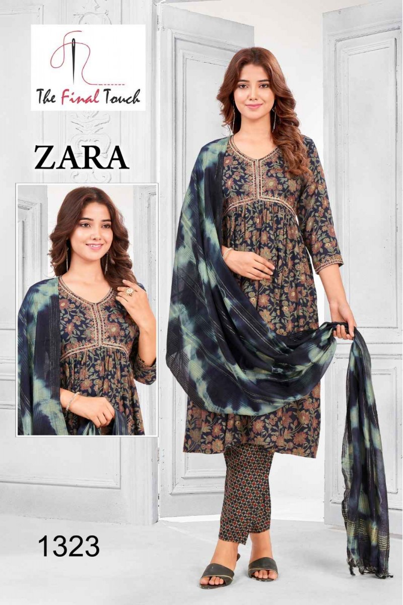 The Final Touch Zara-1323 Fancy Aaliya Style Combo Designs Kurtis