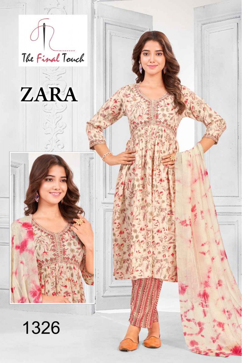 The Final Touch Zara-1326 Fancy Aaliya Style Combo Designs Kurtis