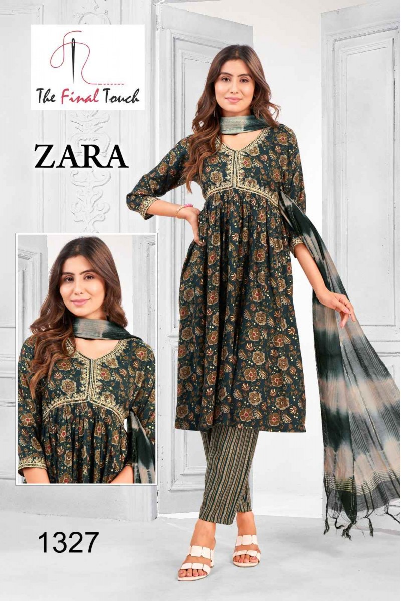 The Final Touch Zara-1327 Fancy Aaliya Style Combo Designs Kurtis